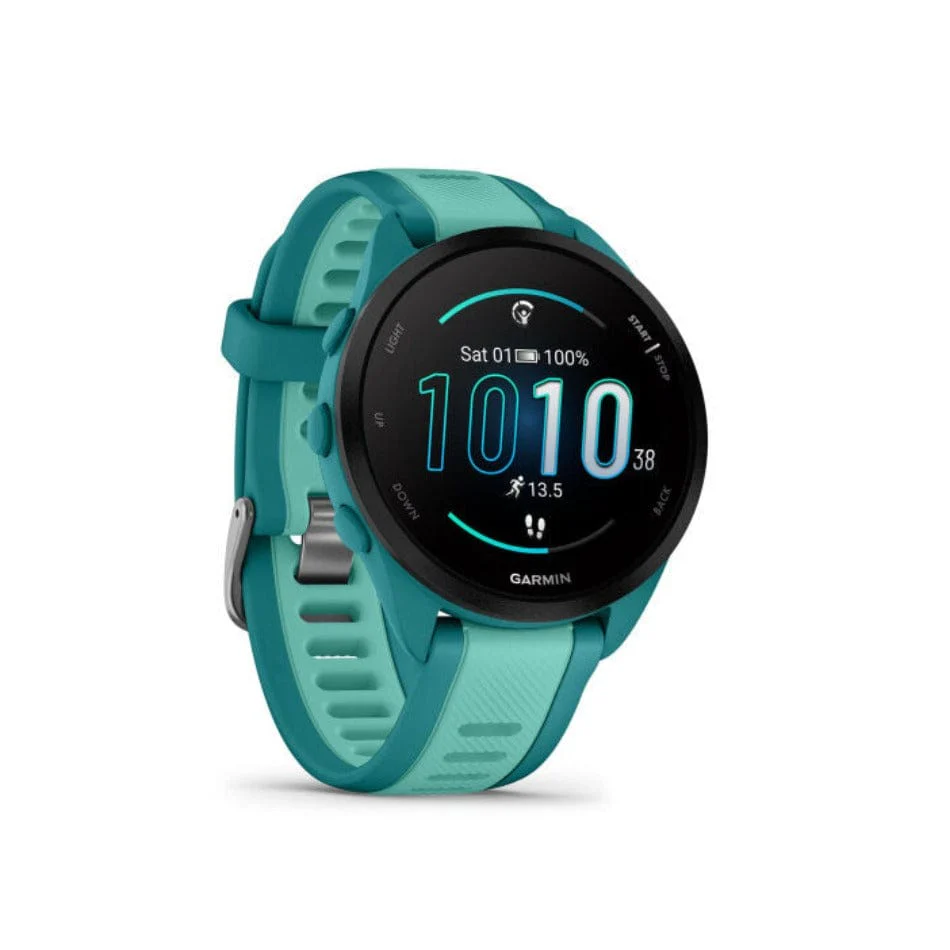 Garmin Unisex Forerunner 165 Music Running Watch in Turquoise and Aqua - Image 3