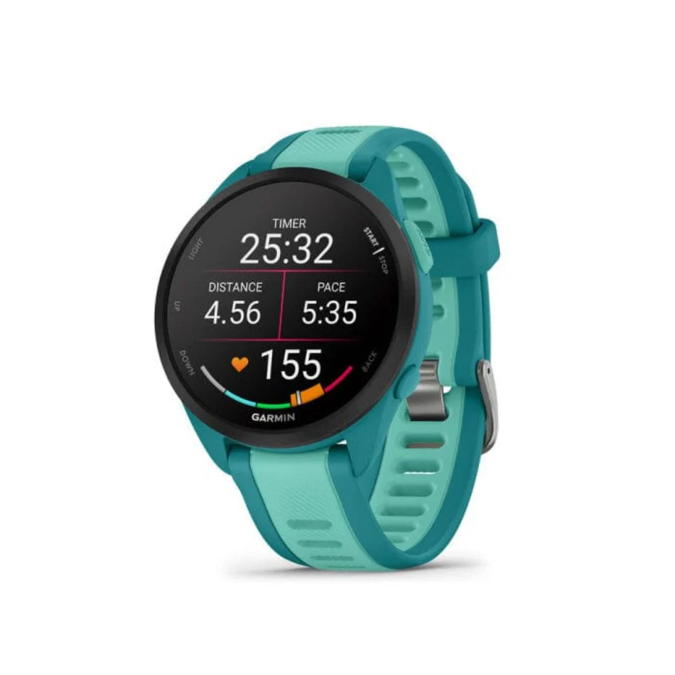 Garmin Unisex Forerunner 165 Music Running Watch in Turquoise and Aqua - Image 7
