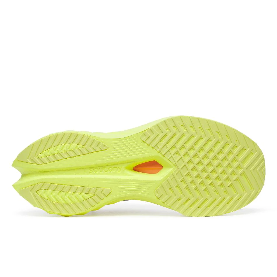 Saucony Women's Endorphin Speed 4 Running Shoes in White/Sunny SS25 - Image 5